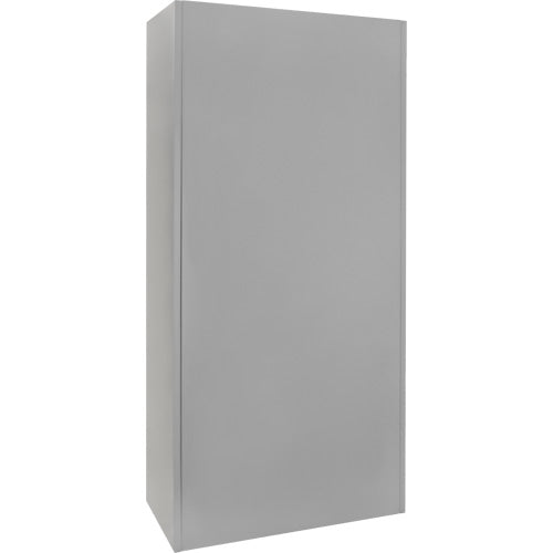 Wardrobe Storage Cabinet, Steel, 36" W x 18" D x 72" H, Grey