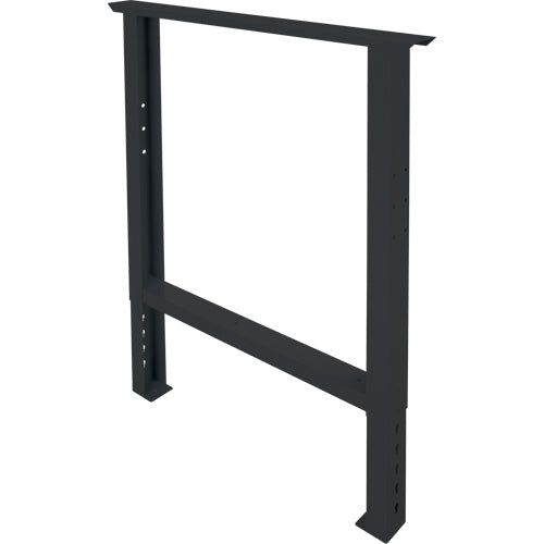 Industrial Duty Leg for Workbench, Steel, 30" D x 34" H, Single