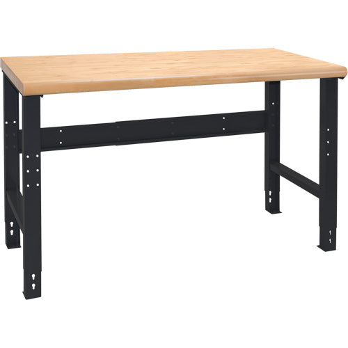 Industrial Modular Workbench, Top & Legs Only, 1000 lbs. Cap., 60" W x 24" D