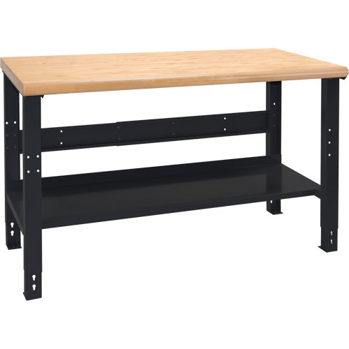 Industrial Duty Workbench, 1000 lbs. Cap., 60" W x 24" D, 34" H