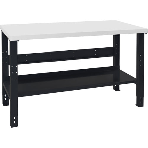 Industrial Duty Workbench, 60" W x 24" D x 34" H, 1000 lbs. Capacity