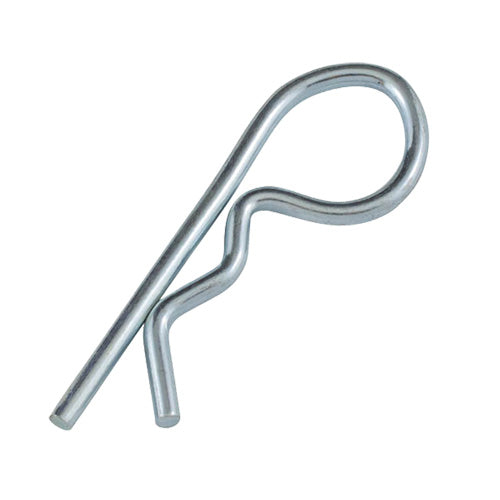 Cotter Pin, 1/4" Dia., 4" L, Zinc Plated