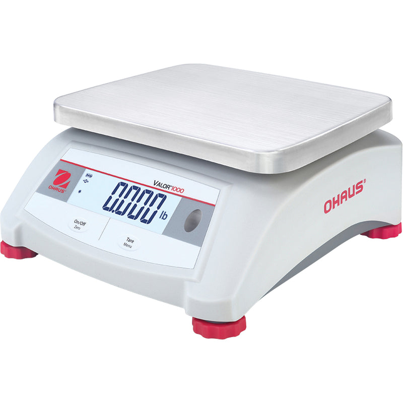 Balance de table compacte Valor® 1000, capacité de 6 lb / 3 kg, graduations de 0,5 g / 0,001 lb