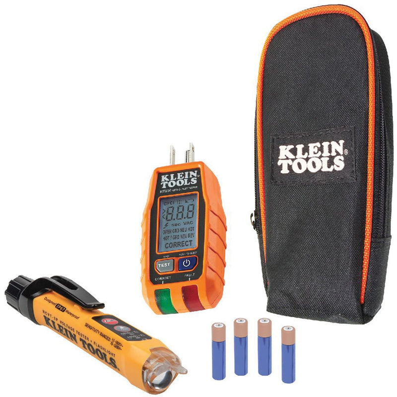 Kit de test électrique sans contact de tension et de prise GFCI de qualité supérieure