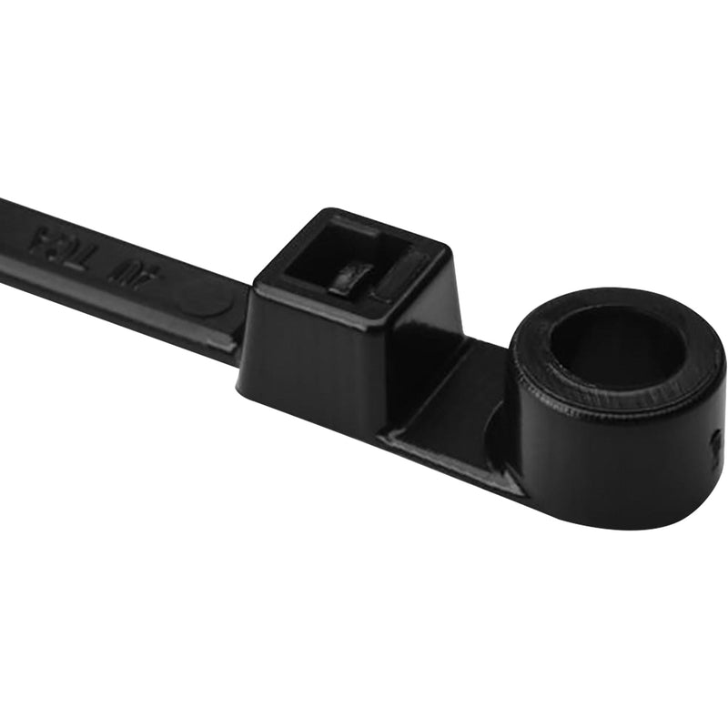 Serre-câbles à vis, 1 pièce, 31,8 cm de long, résistance à la traction : 22,7 kg, noir