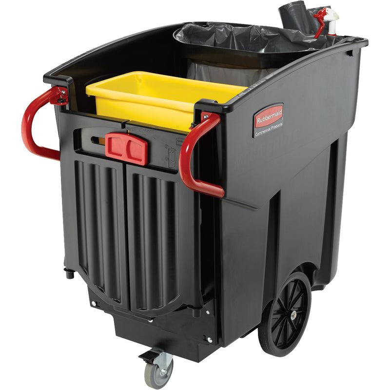 Collecteurs de déchets mobiles Mega Brute®, polyéthylène, 120 gal US
