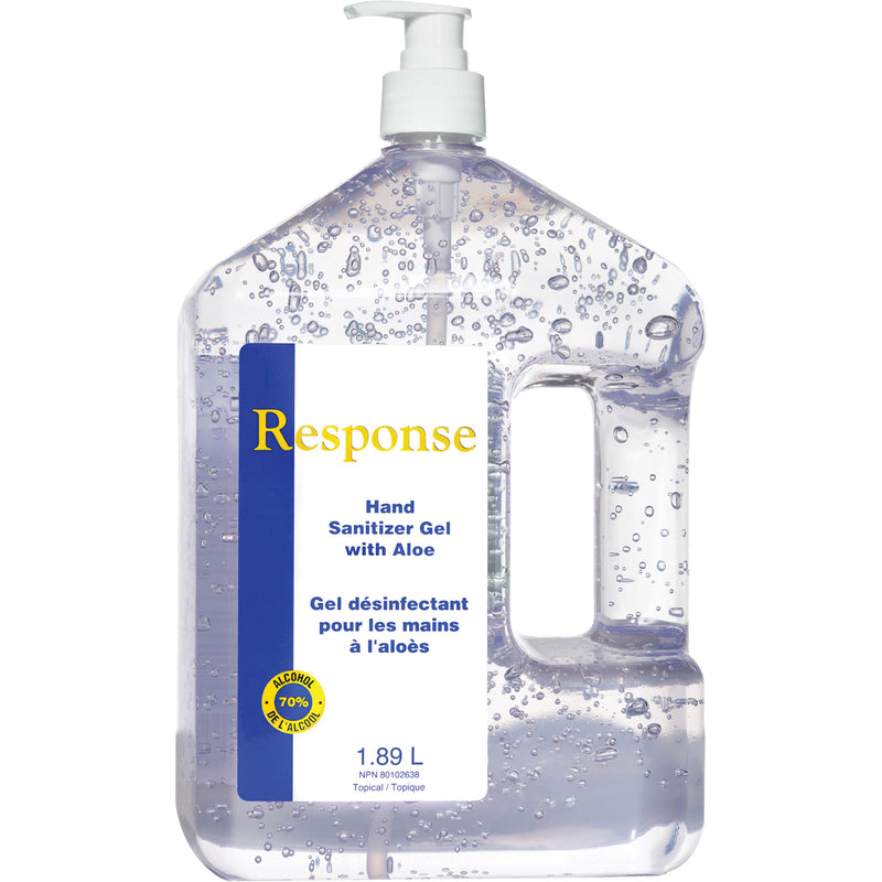 Gel désinfectant pour les mains Response® à l'aloe vera, 1890 ml, flacon pompe, 70 % d'alcool