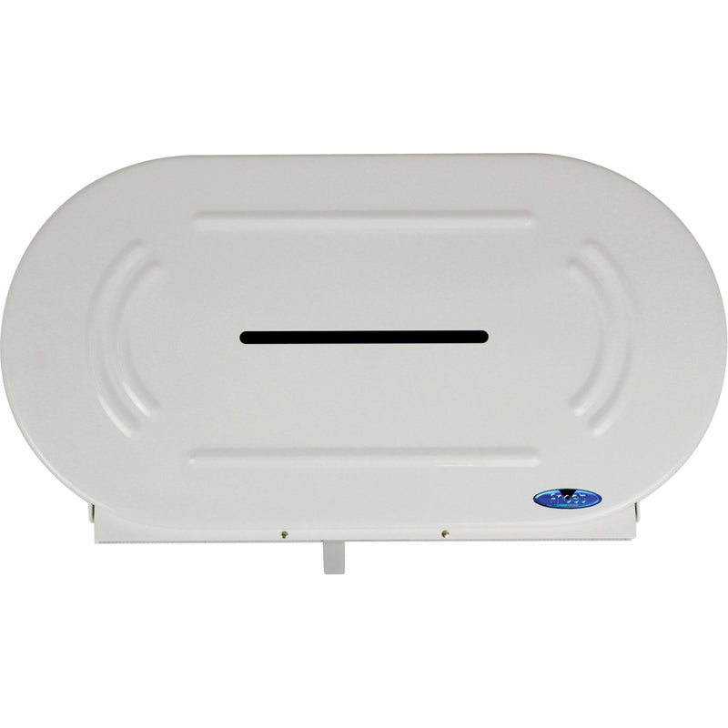 Distributeur de papier toilette double Jumbo, capacité de plusieurs rouleaux