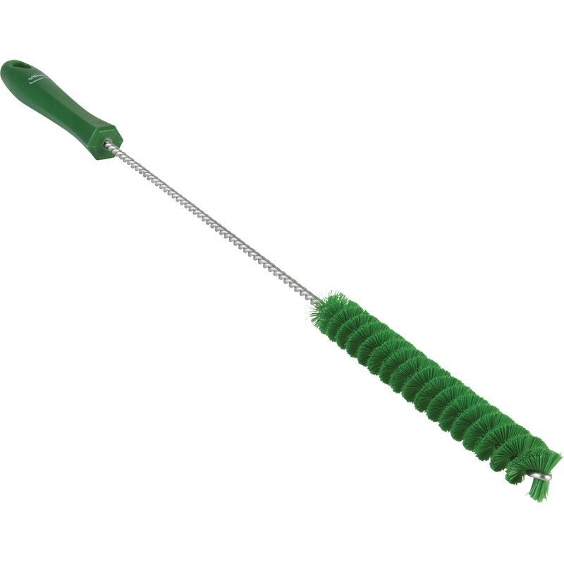 Brosse à poils moyens, 50 cm de long, verte