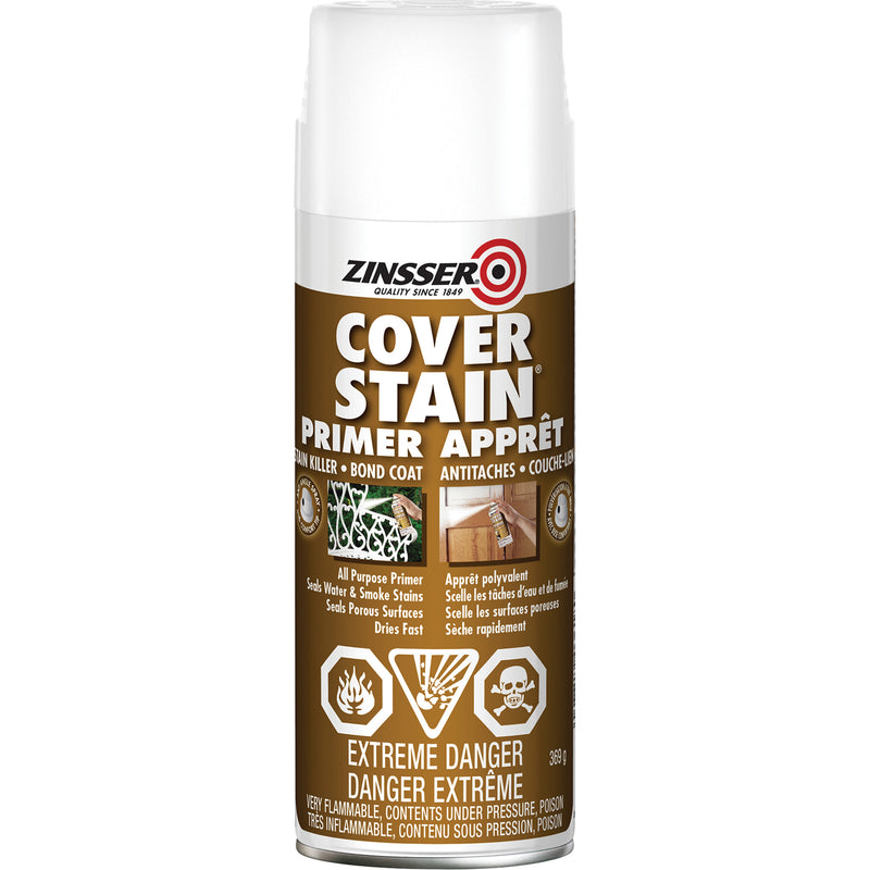 Apprêt scellant à base d'huile Cover Stain®, aérosol, blanc