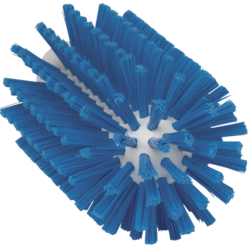 Brosse d'hygiène alimentaire, poils moyens, 15 cm de long, bleue