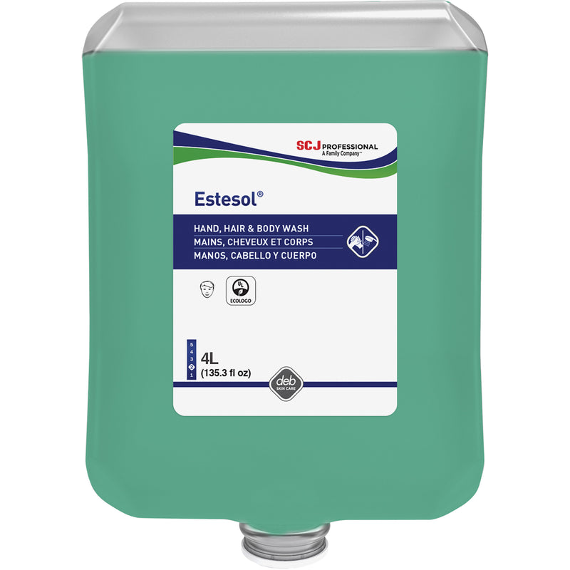 Gel douche mains, cheveux et corps Estesol®, 4 000 ml, forêt tropicale, cartouche en plastique