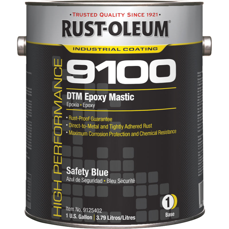Base de mastic époxy DTM système 9100, bleu, gallon