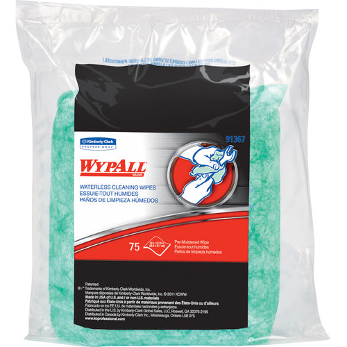 Water Cleaning Wipes Refill, Specialty, 12" L x 9-1/2" W