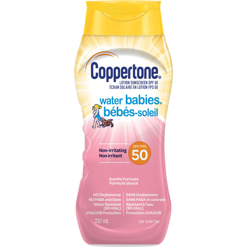 Water Babies® Non-Irritating Sunscreen, SPF 50, Lotion