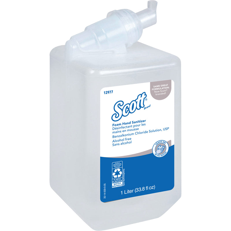 Désinfectant moussant pour les mains Scott® Essential™ sans alcool, 1 000 ml, recharge de cartouche, 0 % d'alcool