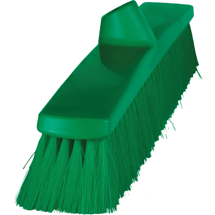 ColorCore Push Broom, Fine Bristles, 24", Polypropylene, Green