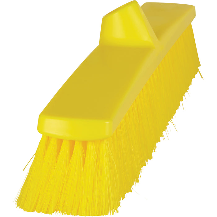 ColorCore Push Broom, Fine Bristles, 24", Polypropylene, Yellow