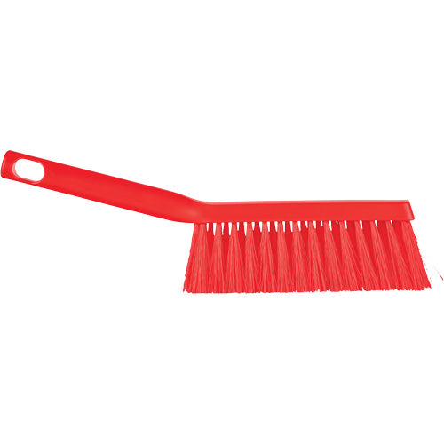 ColorCore Bench Brush, Medium Bristles, 12" Long, Red