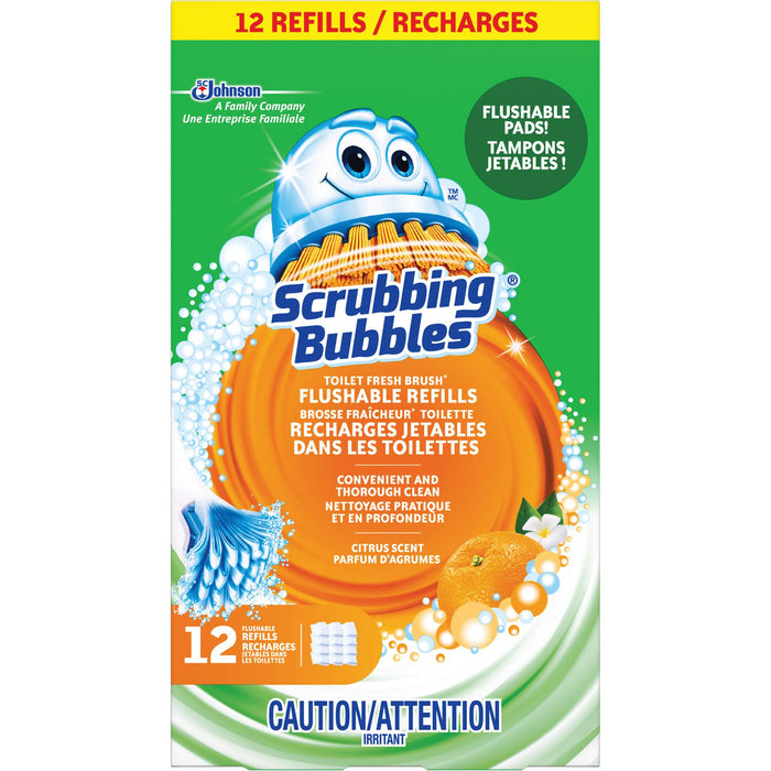 Scrubbing Bubbles® Fresh Brush® Toilet Brush Flushable Refills, Refill