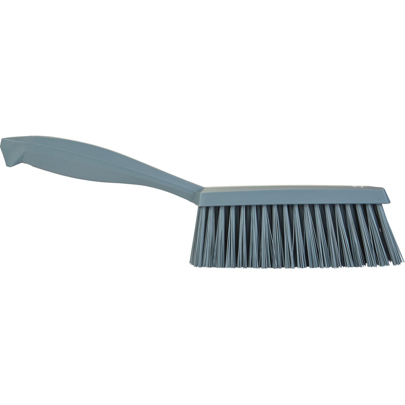 Brosse d'établi, poils moyens, 33 cm de long, grise