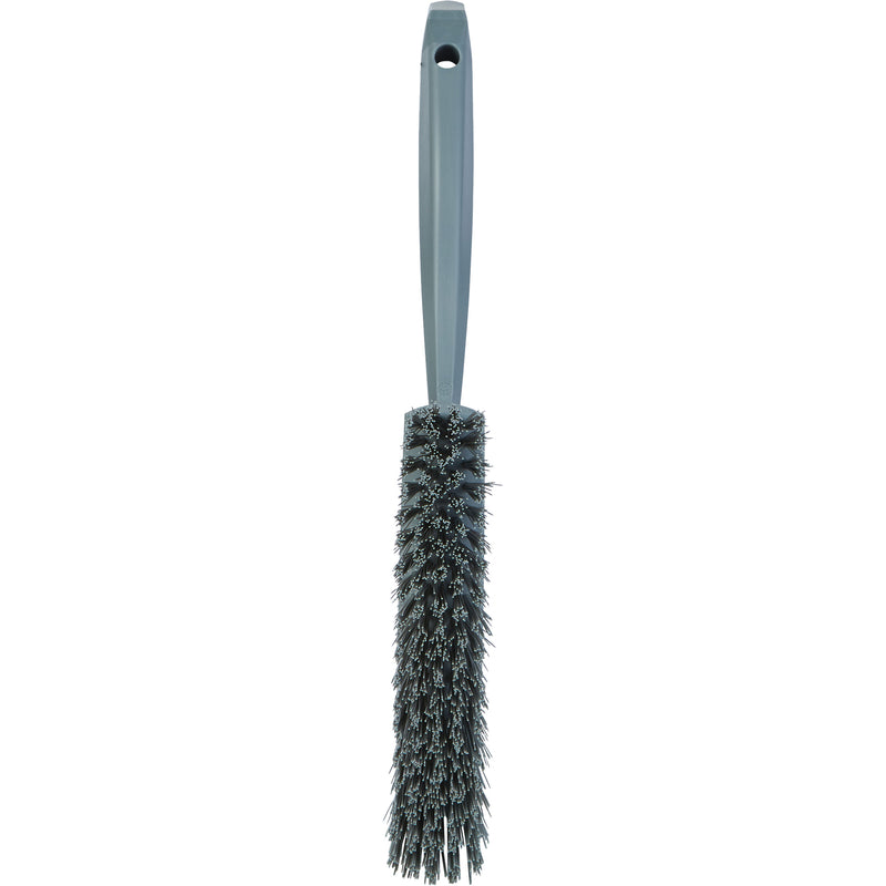 Brosse d'établi, poils moyens, 33 cm de long, grise