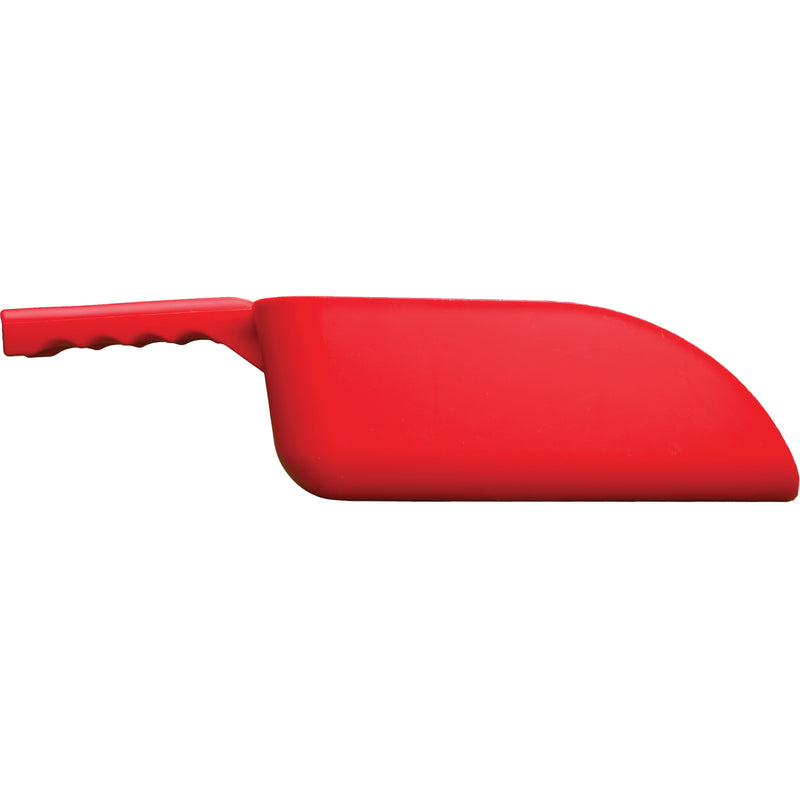 Large Hand Scoop, Plastic, Red, 82 oz.