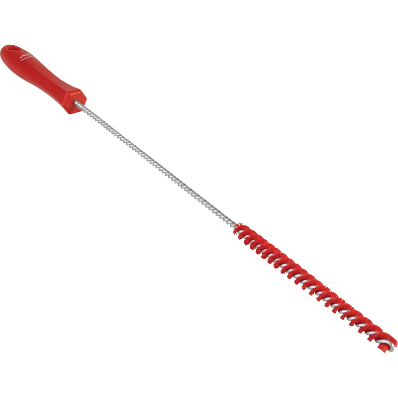 Brosse à valve 0,375", poils durs, longueur 20", rouge