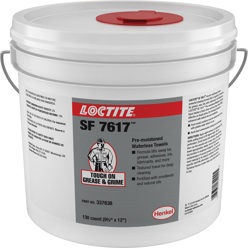 Lingettes industrielles pour les mains SF 7617™, 130 lingettes, 12" x 9-1/2"