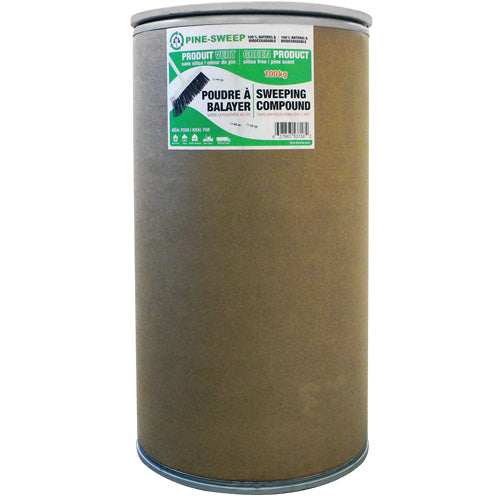 Pine Sweep Dust Buster Sweeping Compound, Drum, 220.46 lbs. (100 kg)