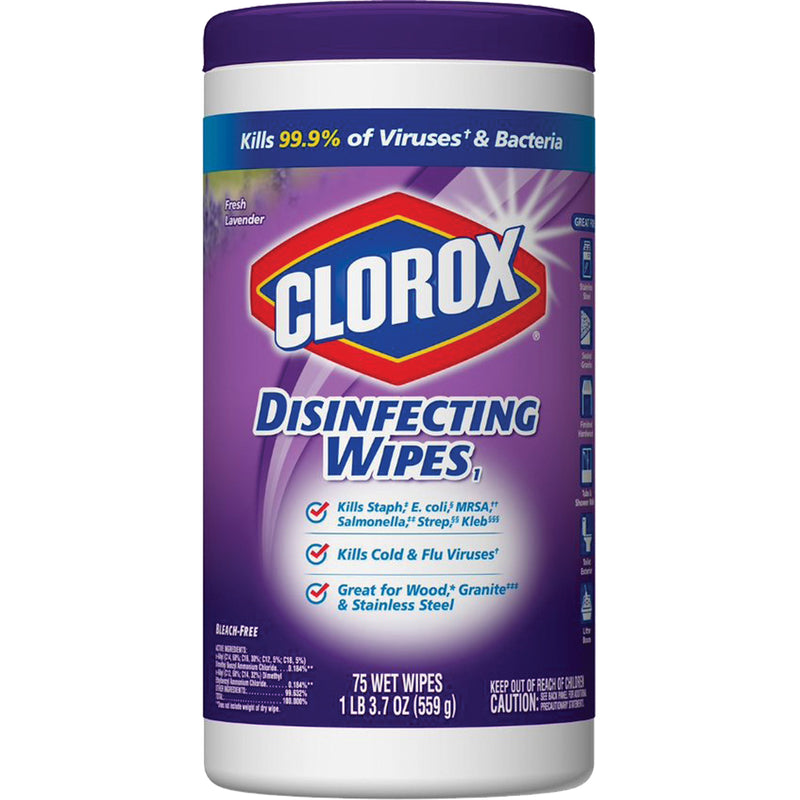 Lingettes désinfectantes, 75 unités