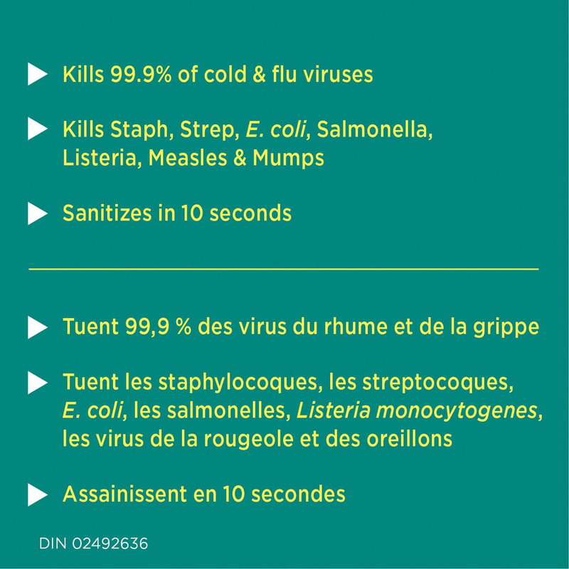 Lingettes désinfectantes, 75 unités