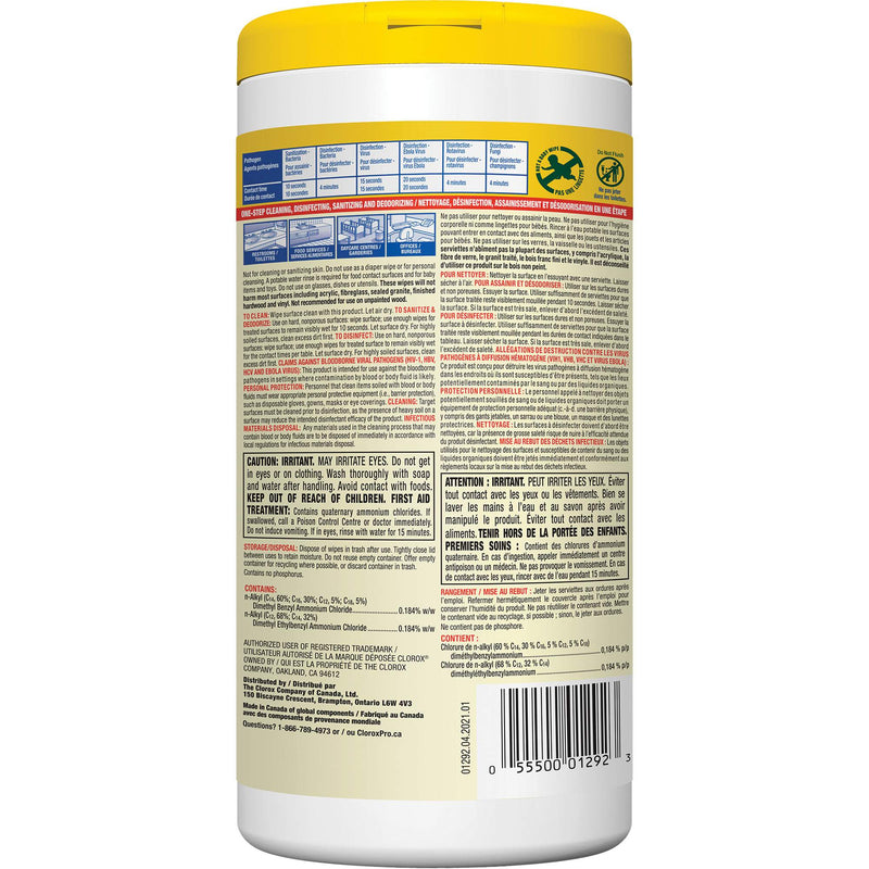 Lingettes désinfectantes, 75 unités