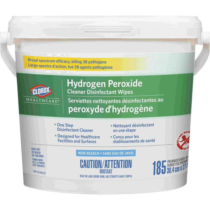 Healthcare® Hydrogen Peroxide Cleaner Disinfecting Wipes, 185 Count