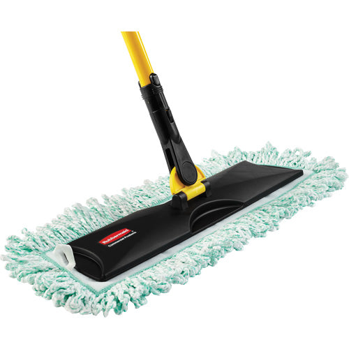 Hygen™ Fringed Dust Pad, Hook and Loop Style, Microfibre, 27-1/2" L x 9" W