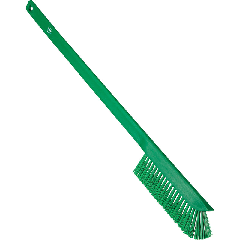 Brosse baguette ultra-fine, poils extra-rigides, 23-1/2" de long, verte