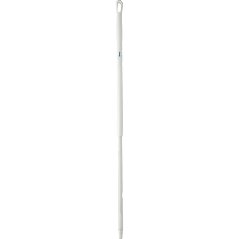 Manche pour balai/brosse/support de tampon/grattoir/raclette, blanc, standard, 51-1/2 po L