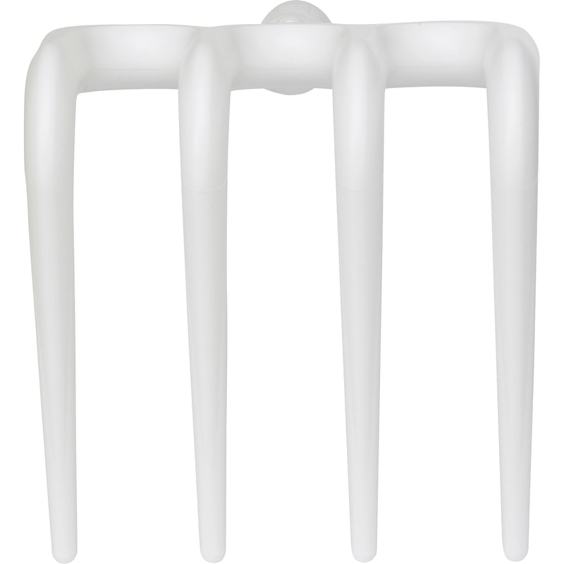 Râteau hygiénique, plastique, blanc