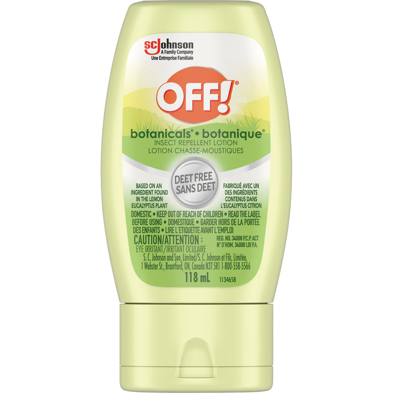 Off!® Botanicals® Insectifuge, sans DEET, lotion, 118 g