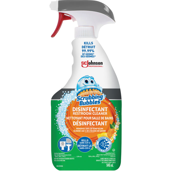 Scrubbing Bubbles® Disinfecting Restroom Cleaner, 32 oz., Trigger Bottle