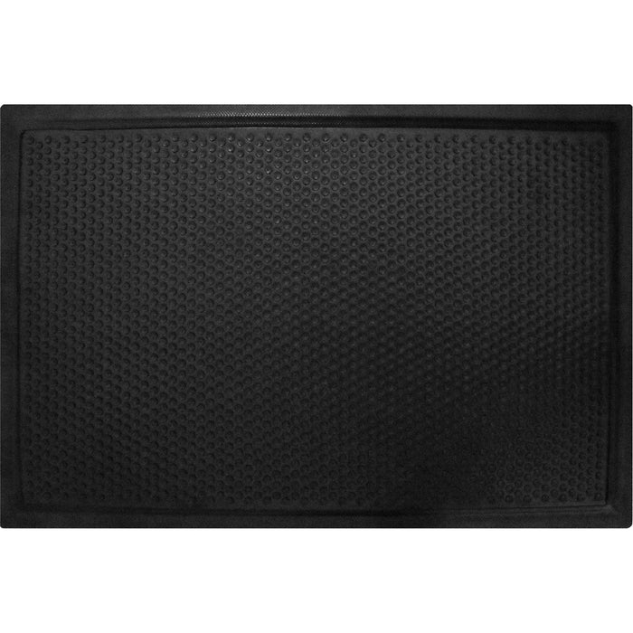 DuraComfort Anti-Fatigue Mat, Bubbled, 3' x 5' x 1/2", Black, Nitrile