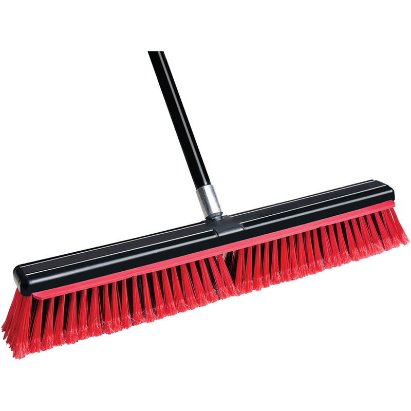 Balai raclette avec manche, 61 cm, poils moyens en PVC