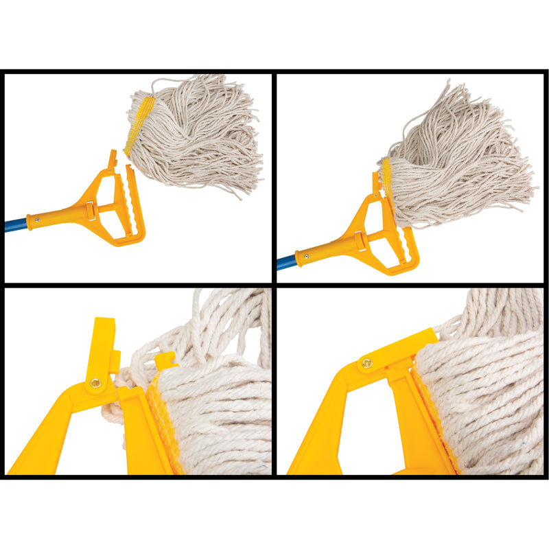 Handle with Clip, Fibreglass/Plastic, Open Gate Tip, 60" Length