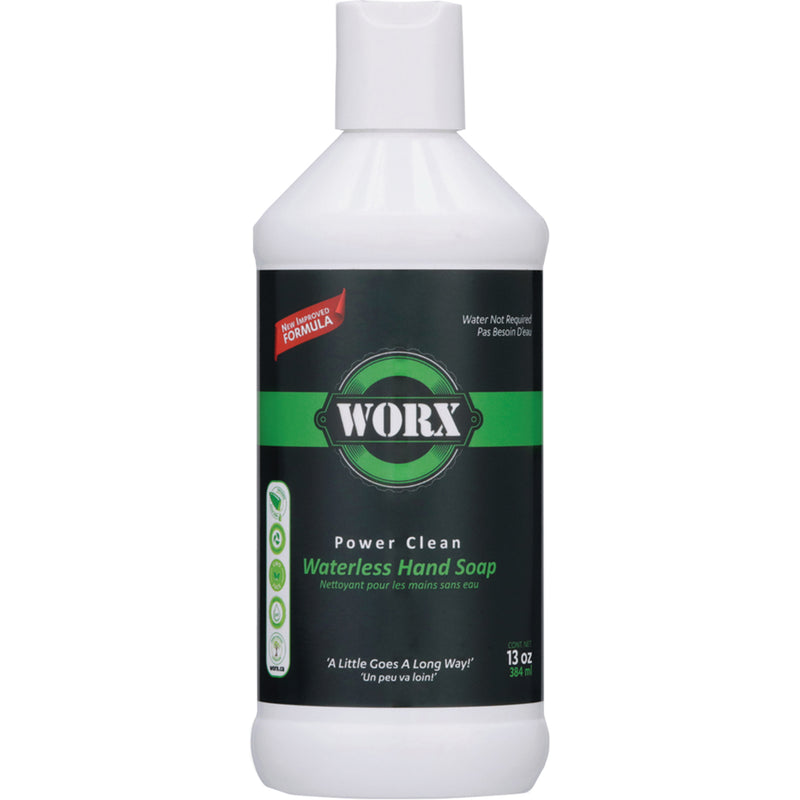 Power Clean Waterless Hand Soap, Liquid, 384 ml, Unscented