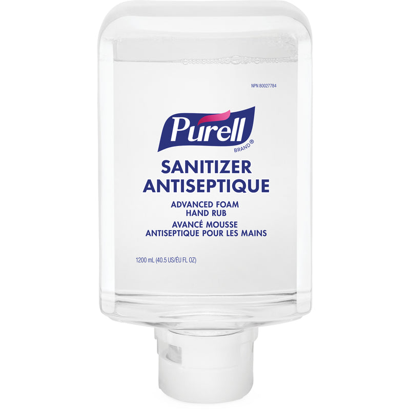 Mousse désinfectante pour les mains ES10 Advanced, 1 200 ml, recharge de cartouche, 70 % d'alcool