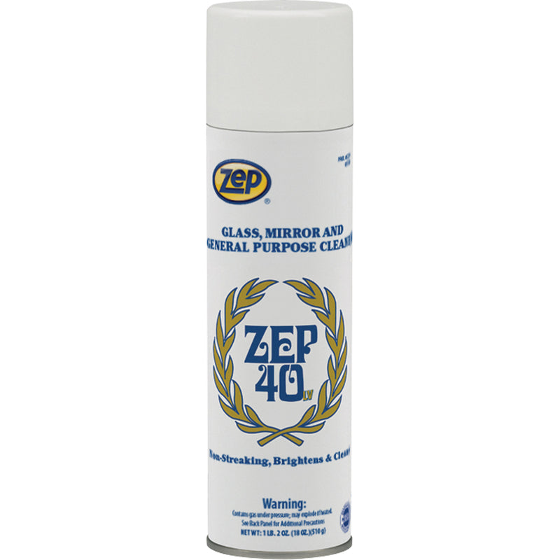 Non-Streaking Glass & Mirror Cleaner, 18 oz., Aerosol Can