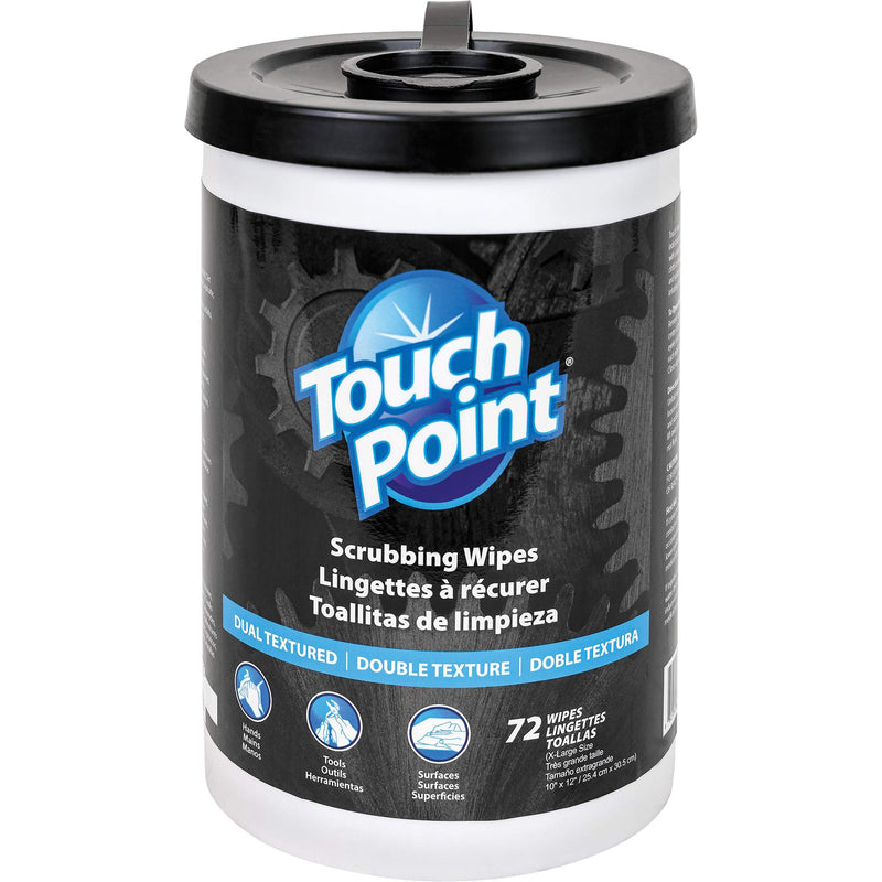 Lingettes nettoyantes Touch Point®, 72 lingettes, 12" x 10"