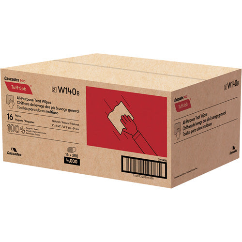 PRO Tuff-Job® Teat Wipes, All-Purpose, 10-1/4" L x 9-1/8" W