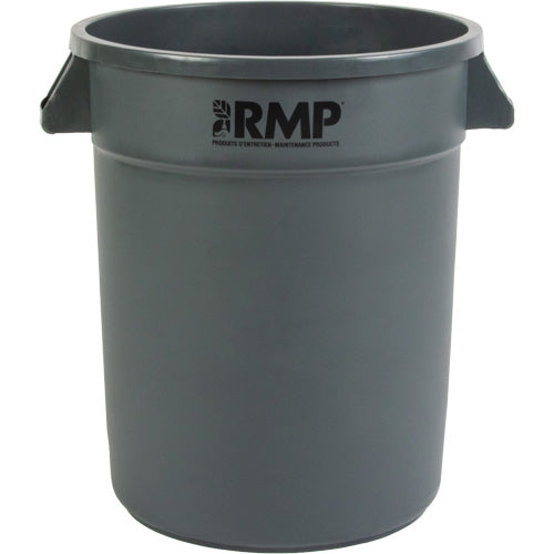 Garbage Bin, Polyethylene, 20 US gal.