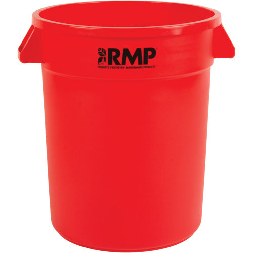 Garbage Bin, Polyethylene, 20 US gal.